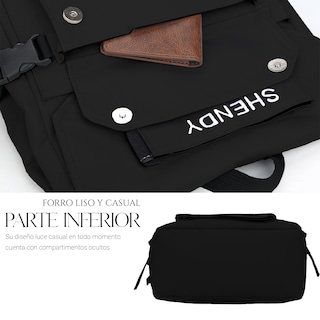 Foto 4 | Foto 4 | Mochila Backpack Impermeble Escolar De Gran Capacidad Negro