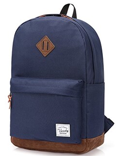 Foto 2 | Foto 2 | Venta Internacional - Mochila Escolar Vaschy Clásica Ligera Resistente Al Agua Azul para Adulto