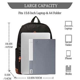 Foto 3 | Foto 3 | Venta Internacional- Mochila Vaschy Clásica Impermeable Universidad Libros y Portátil Negra para Hombres