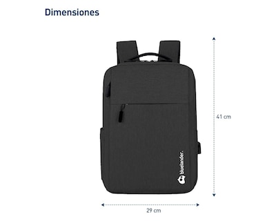 Foto 5 | Foto 5 | Mochila Antirrobo Para Laptop Bluelander, Carga Usb Para Power Bank Color Negra, Bolsillos Ocultos Impermeable.