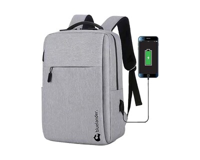 Foto 1 | Foto 1 | Mochila Antirrobo Para Laptop Bluelander Carga Usb Para Power Bank, Color Gris, Bolsillos Ocultos Impermeable.