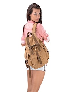 Foto 5 | Foto 5 | Venta Internacional- Mochila Lona Denso Gootium 21101ka-s Caqui Pequeño