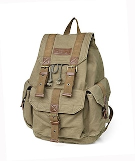 Foto 4 | Foto 4 | Venta Internacional- Mochila Rucksack Gootium 21101amg-s Lona Alta Densidad Verde Militar Talla Pequeña