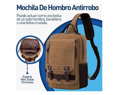 Foto 2 | Foto 2 | Mochila Cruzada con Hebilla Magnética Bluelander