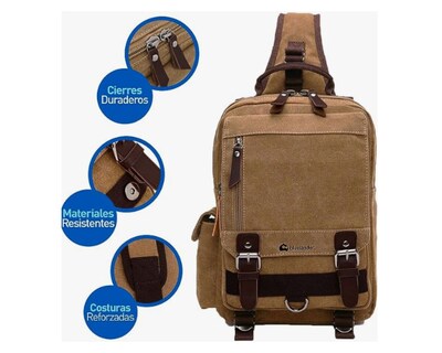 Foto 4 | Foto 4 | Mochila Cruzada con Hebilla Magnética Bluelander