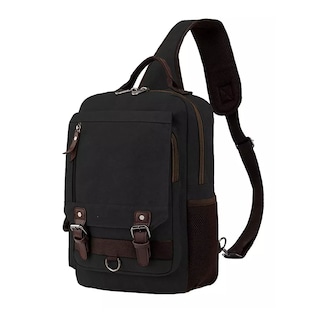 Foto 1 | Foto 1 | Mochila Cruzada de Broches Eo Safe Imports Esi-10133 Negro