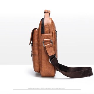 Foto 2 | Foto 2 | Venta Internacional-bolso De Hombro Messenger Para Hombre, Casual, Retro, De Cue