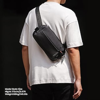 Foto 8 | Foto 8 | Venta Internacional-Bolsa Bandolera Tomtoc Negra para Hombre