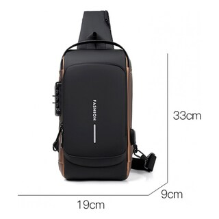 Foto 4 | Foto 4 | Venta Internacional - Bolsa Deportiva Antirrobo Con Carga Usb Para Hombre