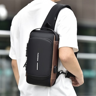 Foto 5 | Foto 5 | Venta Internacional - Bolsa Deportiva Antirrobo Con Carga Usb Para Hombre