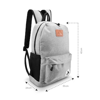 Foto 4 | Foto 4 | Mochila En Color Gris Con Diseño Casual Para Lap Top Con Carga Usb