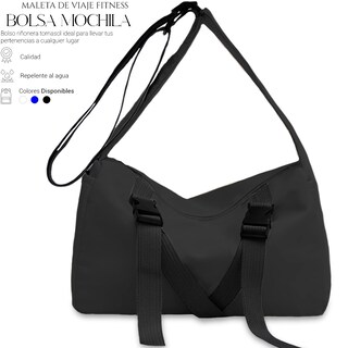 Foto 2 | Foto 2 | Bolsa Riñonera Lateral Shendy Vendy con Correa Ajustable Negra para Mujer