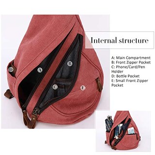 Foto 3 | Foto 3 | Bolso Bandolera De Lona Kl928 Resistente Al Agua Para Hombres Y Mujeres - Venta Internacional.