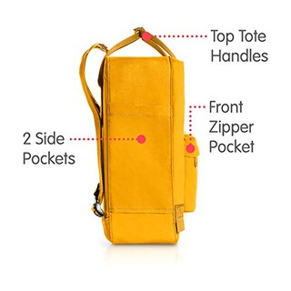 Foto 4 | Foto 4 | Mochila Fjallraven Kanken Clásica Amarilla - Venta Internacional