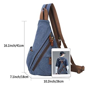 Foto 2 | Foto 2 | Bolso Bandolera Kl928 de Lona Resistente al Agua - Venta Internacional