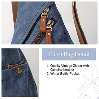 Foto 5 | Foto 5 | Bolso Bandolera Kl928 de Lona Resistente al Agua - Venta Internacional