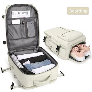 Foto 2 | Foto 2 | Mochila De Viaje Impermeable De 35 Litros Con Compartimento Para Zapatos Y Puerto Usb - Venta Internacional.