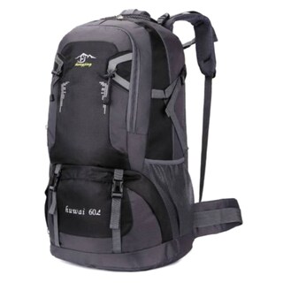 Foto 1 | Foto 1 | Mochila Para Acampar Al Aire Libre, Senderismo, 60 L, Color Negro - Venta Internacional.