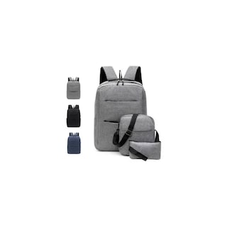 Foto 3 | Foto 3 | Set De Mochilas Para Ordenador De 3 Piezas, Azul - Venta Internacional.