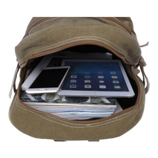 Foto 2 | Foto 2 | Mochila Urban Canvas 20l Para Viajes Al Aire Libre De Estilo Vintage - Venta Internacional.