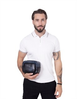Foto 4 | Foto 4 | Bandolera Crossbody Boroni Negro/índigocon Correa Ajustable.