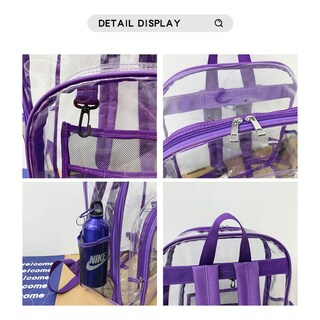 Foto 5 | Foto 5 | Mochila Impermeable de PVC Transparente para Portátil de 15.6 Pulgadas - Venta Internacional
