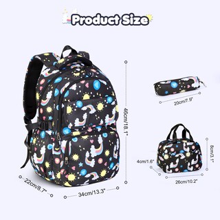 Foto 3 | Foto 3 | Set De Mochila Vbiger School De 3 Piezas Para Niñas Y Niños - Venta Internacional