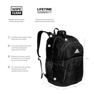 Foto 2 | Foto 2 | Mochila Adidas Prime 6 Unisex Negra - Venta Internacional