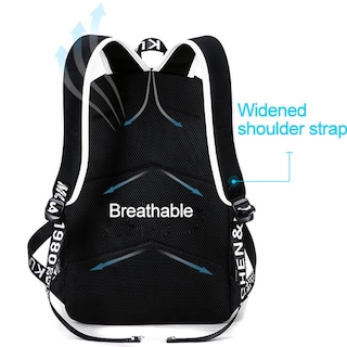 Foto 7 | Foto 7 | Mochila Escolar Ficcug Luminous con Puerto USB para Portátil - Venta Internacional