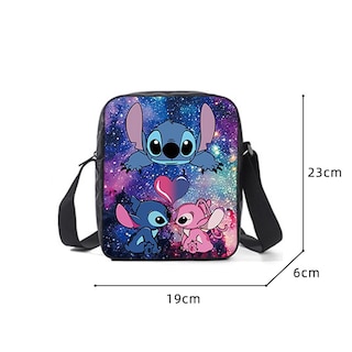 Foto 6 | Foto 6 | Set de Mochila Stitch Casual de Poliéster para Adolescentes 3 Piezas - Venta Internacional