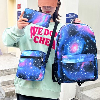Foto 5 | Foto 5 | Mochila Stitch Children Starry Night School 3 Unidades con Lápiz  - Venta Internacional
