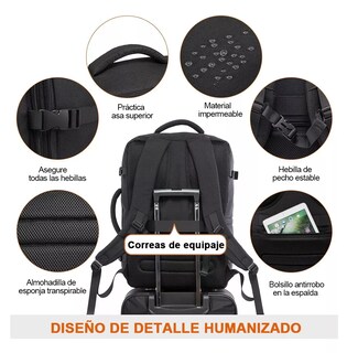 Foto 3 | Foto 3 | Mochila Belug para Portátil con Bolsillos Para Zapatos