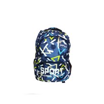 Mochila Deportiva Sport 5 Compartimentos Azul - Venta Internacional