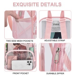 Foto 3 | Foto 3 | Mochila Busiuw Transparente 30 X 30 X 15 cm - Venta Internacional