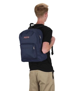 Foto 6 | Foto 6 | Mochila Jansport Cross Town Azul Marino 17x12,5x6cm Reciclada - Venta Internacional.