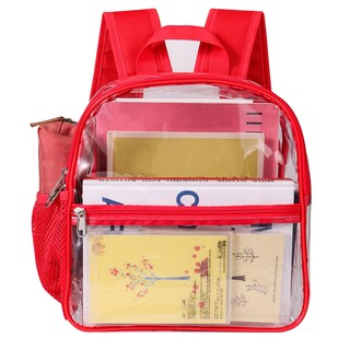 Foto 1 | Foto 1 | Mochila Uspeclare Transparente de 30 x 15 x 30 cm Roja - Venta Internacional