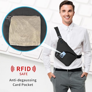 Foto 5 | Foto 5 | Bandolera Osoce Wander Plus Antirrobo 2.0 L Unisex - Venta Internacional