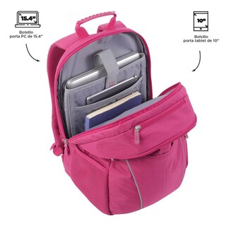 Foto 4 | Foto 4 | Mochila Totto Cambri 2310g-m89 Rosa Rosa
