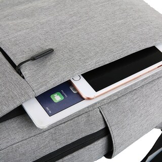 Foto 7 | Foto 7 | Mochila Impermeable para Portátil con Puerto Usb Gris - Venta Internacional