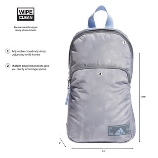 Foto 2 | Foto 2 | Mochila Adidas Essentials 2 Gris-Venta Internacional