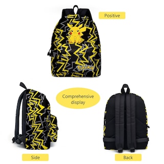 Foto 3 | Foto 3 | Set de Mochilas Escolares Pokémon Pikachu 3 Unidades para Niños - Venta Internacional