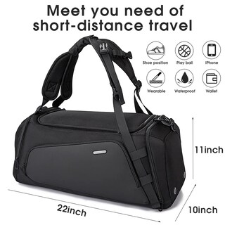 Foto 5 | Foto 5 | Mochila Bange Negra L 39 L de Tela Oxford Impermeable - Venta Internacional