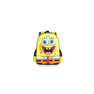 Foto 1 | Foto 1 | Mochila con Estampado de Dibujos Animados de Bob Esponja para Viajes Infantiles - Venta Internacional