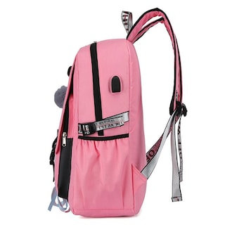 Foto 7 | Foto 7 | Mochila Impermeable Antirrobo Con Carga Usb 18l - Rosa - Venta Internacional.