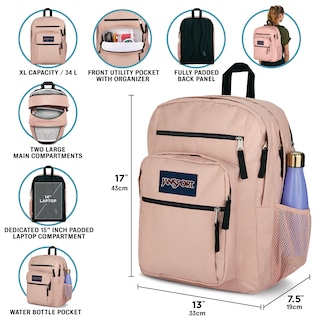 Foto 3 | Foto 3 | Mochila Para Portátil Jansport Fresh Mint Con Funda Para Portátil De 15 Pulgadas - Venta Internacional.