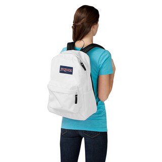 Foto 4 | Foto 4 | Mochila Jansport Superbreak Classic Ultralight White - Venta Internacional.