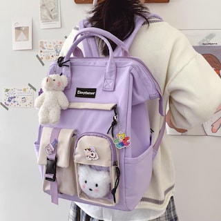 Foto 2 | Foto 2 | Mochila Clip Bear Accesory Morada Impermeable para Niñas - Venta Internacional