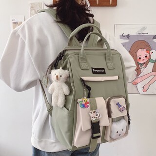 Foto 5 | Foto 5 | Mochila Clip Bear Accessory Verde para Niñas - Venta Internacional