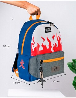 Foto 8 | Foto 8 | Mini Mochila Minato Con Cangurera Desmontable Naruto Edicion Limitada