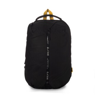 Foto 1 | Foto 1 | Mochila Ejecutiva Negra 0533 Detalles Amarillos Wilys Diseño De La Tela Liso